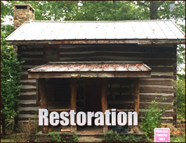 Historic Log Cabin Restoration  Clinton, Kentucky